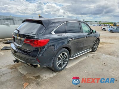 Trzecie zdjęcie samochodu z tyłu: 2017 ACURA MDX ADVANCE VIN:5FRYD4H87HB019388 - miniatura