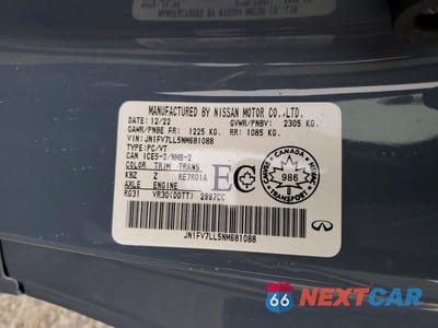 Zdjęcie 12 z 12 samochodu: 2022 INFINITI Q60 RED SPORT 400 VIN:JN1FV7LL5NM681088 - miniatura