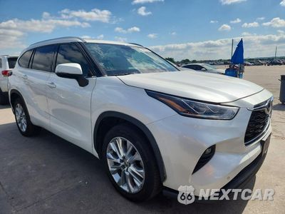 Czwarte zdjęcie samochodu z boku: 2020 TOYOTA HIGHLANDER LIMITED VIN:5TDYZRAH2LS027641 - miniatura