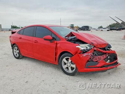 Czwarte zdjęcie samochodu z boku: 2017 CHEVROLET CRUZE LS VIN:1G1BC5SM8H7216395 - miniatura