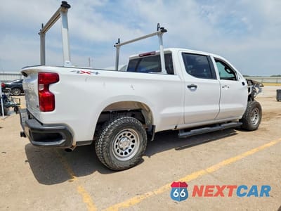 Trzecie zdjęcie samochodu z tyłu: 2023 CHEVROLET SILVERADO K1500 VIN:1GCPDAEK9PZ210699 - miniatura