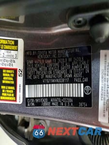 Zdjęcie 12 z 12 samochodu: 2022 TOYOTA CAMRY SE VIN:4T1G11AK4NU038117 - miniatura