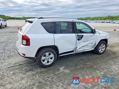 Trzecie zdjęcie samochodu z tyłu: 2017 JEEP COMPASS LATITUDE VIN:1C4NJCEA8HD212901 - miniatura