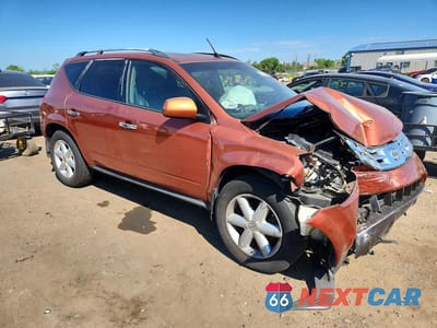 Czwarte zdjęcie samochodu z boku: 2003 NISSAN MURANO SL VIN:JN8AZ08T43W104599 - miniatura