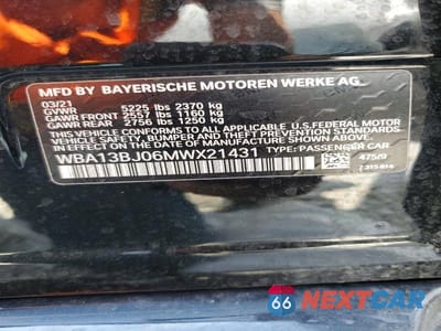 Zdjęcie 12 z 12 samochodu: 2021 BMW 530 XI VIN:WBA13BJ06MWX21431 - miniatura