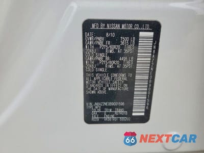 Zdjęcie 13 z 13 samochodu: 2011 INFINITI QX56 BASE VIN:JN8AZ2NE0B9001596 - miniatura