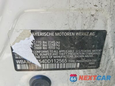 Zdjęcie 12 z 12 samochodu: 2013 BMW 528 XI VIN:WBAXH5C54DD112565 - miniatura