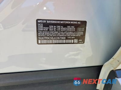 Zdjęcie 13 z 13 samochodu: 2018 BMW X3 XDRIVE30I VIN:5UXTR9C56JLD67968 - miniatura