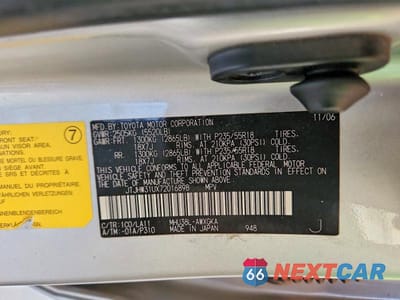 Zdjęcie 13 z 13 samochodu: 2007 LEXUS RX 400H VIN:JTJHW31UX72016898 - miniatura