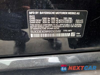 Zdjęcie 13 z 13 samochodu: 2024 BMW X6 XDRIVE40I VIN:5UX33EX09R9S50500 - miniatura