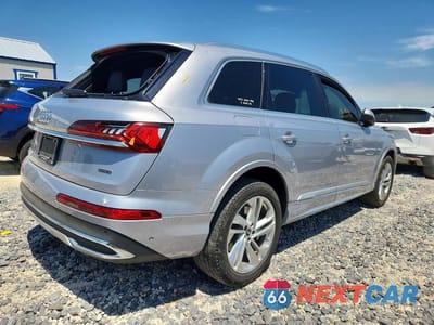 Trzecie zdjęcie samochodu z tyłu: 2022 AUDI Q7 PREMIUM PLUS VIN:WA1LJBF77ND007760 - miniatura