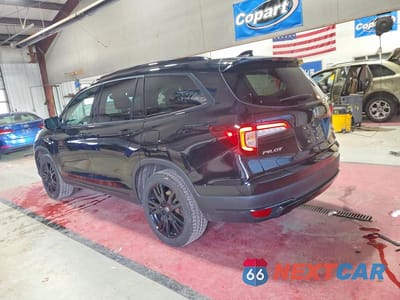 Drugie zdjęcie samochodu z przodu: 2022 HONDA PILOT BLACK VIN:5FNYF6H72NB006929 - miniatura