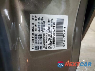 Zdjęcie 13 z 13 samochodu: 2012 HONDA ODYSSEY TOURING VIN:5FNRL5H97CB081664 - miniatura
