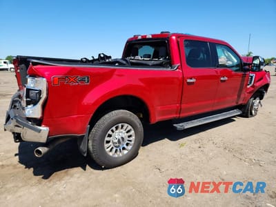 Trzecie zdjęcie samochodu z tyłu: 2021 FORD F250 SUPER DUTY VIN:1FT7W2BNXMEE05552 - miniatura