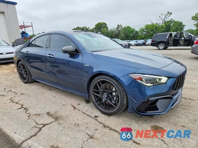 Czwarte zdjęcie samochodu z boku: 2020 MERCEDES-BENZ CLA 45 AMG VIN:W1K5J5DB7LN082723 - miniatura