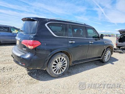 Trzecie zdjęcie samochodu z tyłu: 2016 INFINITI QX80 BASE VIN:JN8AZ2NE5G9121904 - miniatura