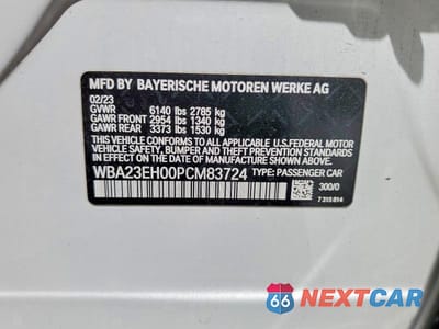 Zdjęcie 12 z 12 samochodu: 2023 BMW 740 I VIN:WBA23EH00PCM83724 - miniatura
