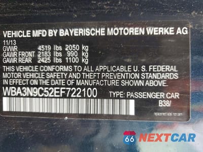 Zdjęcie 13 z 13 samochodu: 2014 BMW 428 XI VIN:WBA3N9C52EF722100 - miniatura