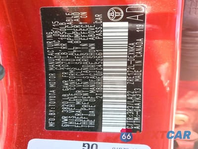 Zdjęcie 12 z 12 samochodu: 2015 TOYOTA COROLLA LE PREMIUM VIN:2T1BURHE0FC452661 - miniatura