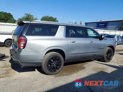 Trzecie zdjęcie samochodu z tyłu: 2023 CHEVROLET SUBURBAN K1500 HIGH COUNTRY VIN:1GNSKGKL8PR526022 - miniatura