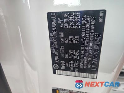 Zdjęcie 13 z 13 samochodu: 2024 HYUNDAI SANTA FE LIMITED VIN:5NMP44GL0RH024287 - miniatura