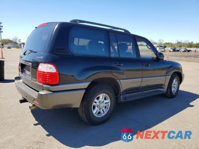 Trzecie zdjęcie samochodu z tyłu: 2002 LEXUS LX 470 VIN:JTJHT00W323519525 - miniatura