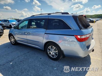 Drugie zdjęcie samochodu z przodu: 2013 HONDA ODYSSEY EXL VIN:5FNRL5H61DB080081 - miniatura