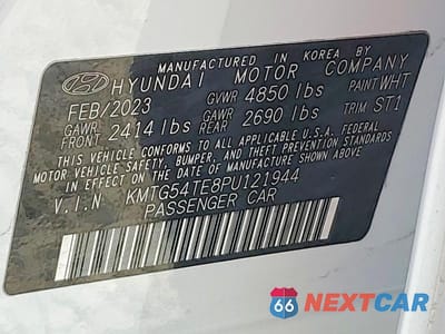 Zdjęcie 12 z 12 samochodu: 2023 GENESIS G70 3.3T STANDARD VIN:KMTG54TE8PU121944 - miniatura