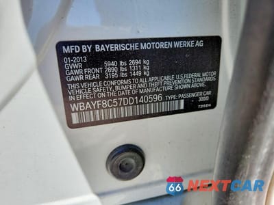 Zdjęcie 13 z 13 samochodu: 2013 BMW 750 LXI VIN:WBAYF8C57DD140596 - miniatura