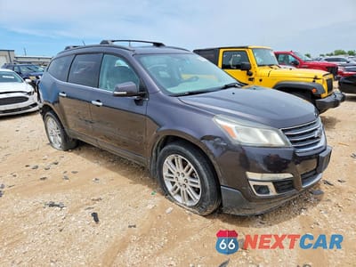 Czwarte zdjęcie samochodu z boku: 2014 CHEVROLET TRAVERSE LT VIN:1GNKRGKD3EJ258531 - miniatura