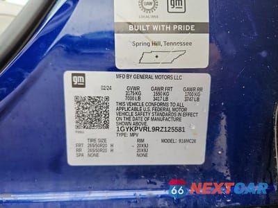 Zdjęcie 13 z 13 samochodu: 2024 CADILLAC LYRIQ SPORT VIN:1GYKPVRL9RZ125581 - miniatura