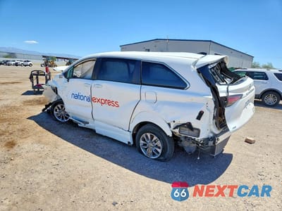 Drugie zdjęcie samochodu z przodu: 2022 TOYOTA SIENNA LE VIN:5TDKSKFC6NS061311 - miniatura