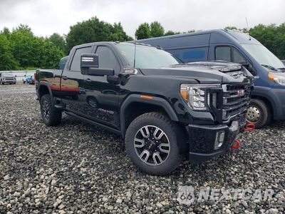 Czwarte zdjęcie samochodu z boku: 2023 GMC SIERRA K2500 AT4 VIN:1GT49PEY6PF175620 - miniatura