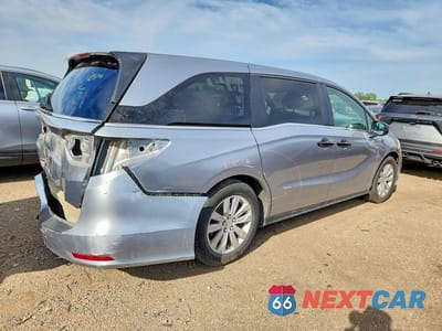 Trzecie zdjęcie samochodu z tyłu: 2019 HONDA ODYSSEY LX VIN:5FNRL6H23KB045543 - miniatura