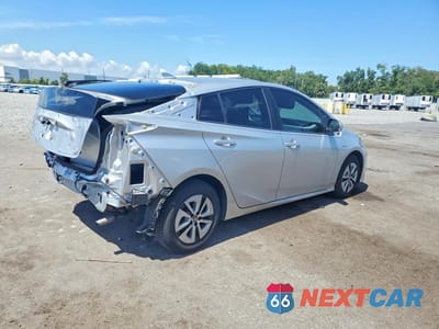 Trzecie zdjęcie samochodu z tyłu: 2018 TOYOTA PRIUS TWO VIN:JTDKBRFU7J3060925 - miniatura