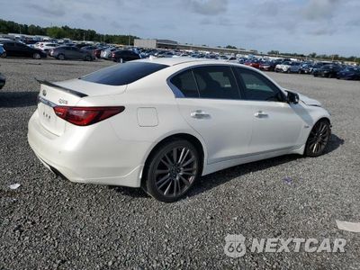 Trzecie zdjęcie samochodu z tyłu: 2018 INFINITI Q50 RED SPORT 400 VIN:JN1FV7AP4JM461229 - miniatura