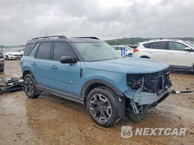 Czwarte zdjęcie samochodu z boku: 2021 FORD BRONCO SPORT OUTER BANKS VIN:3FMCR9C68MRA68846 - miniatura