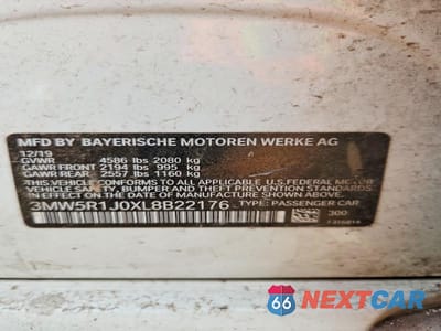Zdjęcie 12 z 12 samochodu: 2020 BMW 330I VIN:3MW5R1J0XL8B22176 - miniatura