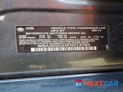 Zdjęcie 12 z 12 samochodu: 2015 BMW 328 XI SULEV VIN:WBA3B5G5XFNS14783 - miniatura