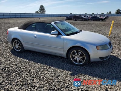 Czwarte zdjęcie samochodu z boku: 2004 AUDI A4 3.0 CABRIOLET VIN:WAUAT48H44K005447 - miniatura