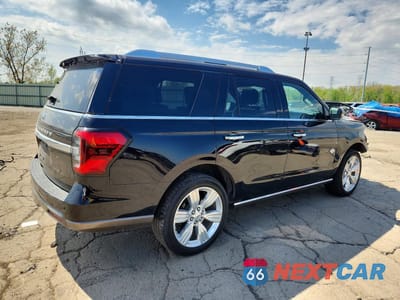Trzecie zdjęcie samochodu z tyłu: 2022 FORD EXPEDITION KING RANCH VIN:1FMJU1PT9NEA47449 - miniatura