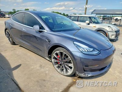 Czwarte zdjęcie samochodu z boku: 2020 TESLA MODEL 3 VIN:5YJ3E1EC3LF796210 - miniatura
