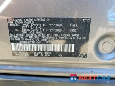 Zdjęcie 13 z 13 samochodu: 2023 SUBARU SOLTERRA PREMIUM VIN:JTMABABA2PA012830 - miniatura