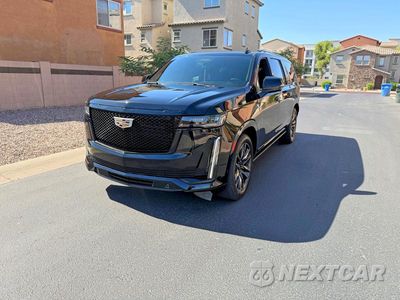 Drugie zdjęcie samochodu z przodu: 2021 CADILLAC ESCALADE ESV SPORT PLATINUM VIN:1GYS4RKL0MR402945 - miniatura