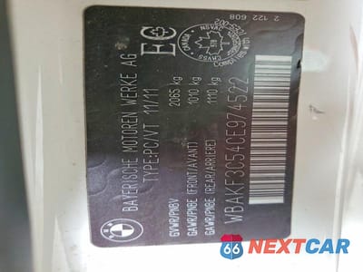 Zdjęcie 12 z 12 samochodu: 2012 BMW 328 XI VIN:WBAKF3C54CE974522 - miniatura