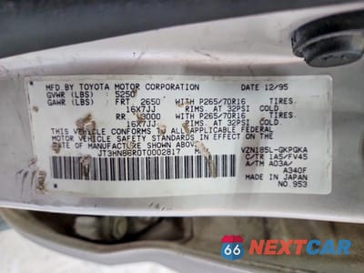 Zdjęcie 13 z 13 samochodu: 1996 TOYOTA 4RUNNER SR5 VIN:JT3HN86R0T0002817 - miniatura