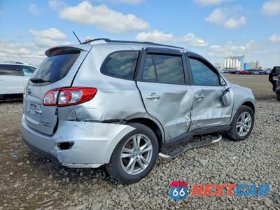 Trzecie zdjęcie samochodu z tyłu: 2011 HYUNDAI SANTA FE LIMITED VIN:5XYZKDAG9BG069173 - miniatura