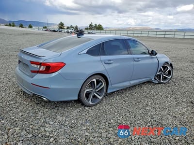 Trzecie zdjęcie samochodu z tyłu: 2022 HONDA ACCORD SPORT SE VIN:1HGCV1F46NA028063 - miniatura