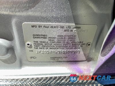 Zdjęcie 10 z 10 samochodu: 2005 SUBARU IMPREZA WRX VIN:JF1GD29675G509707 - miniatura