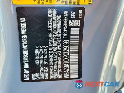 Zdjęcie 12 z 12 samochodu: 2023 BMW 430I VIN:WBA23AT0XPCL29098 - miniatura